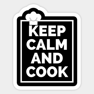 Keep calm and Cook Sticker